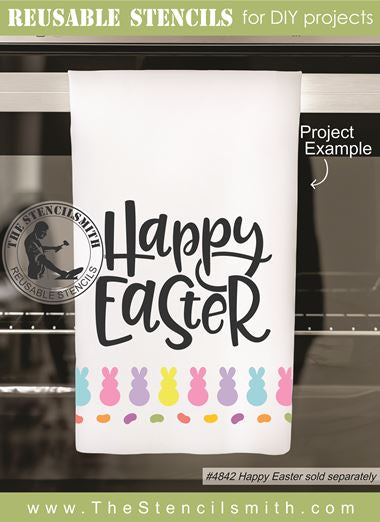 9343 Easter borders stencil - The Stencilsmith