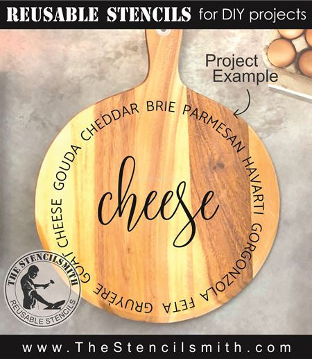 9388 Cheese stencil - The Stencilsmith