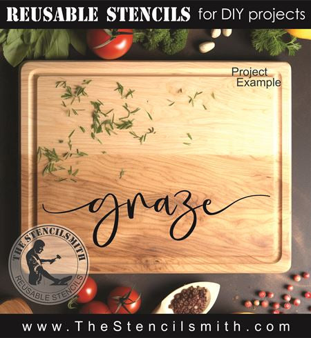9390 graze stencil - The Stencilsmith