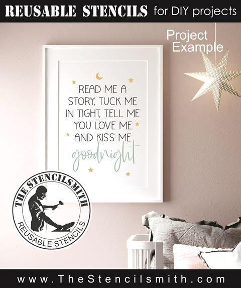 9404 Read me a Story stencil - The Stencilsmith