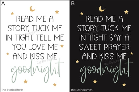 9404 Read me a Story stencil - The Stencilsmith