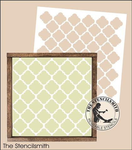 9424 trellis pattern stencil - The Stencilsmith