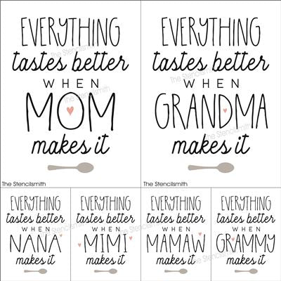 9438 Everything tastes better when stencils - The Stencilsmith