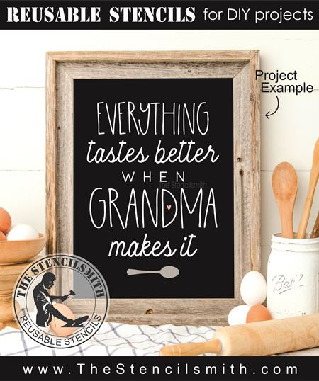 9438 Everything tastes better when stencils - The Stencilsmith