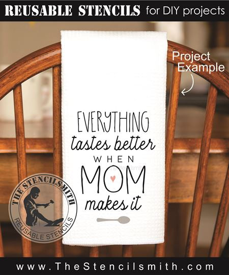 9438 Everything tastes better when stencils - The Stencilsmith