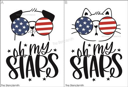 9449 oh my stars stencil - The Stencilsmith