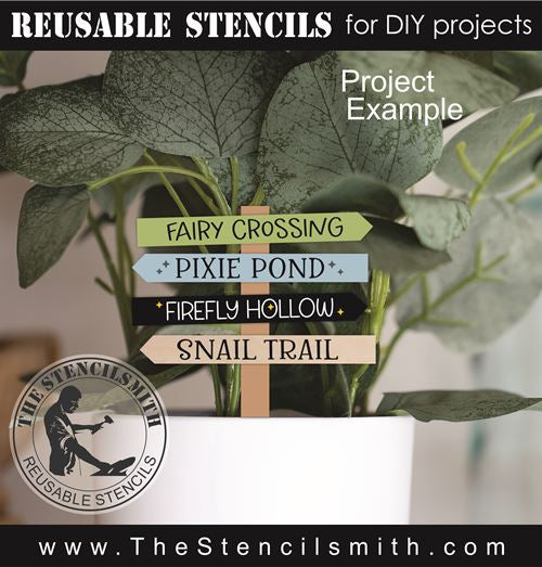 9460 Fairy Directional stencil - The Stencilsmith