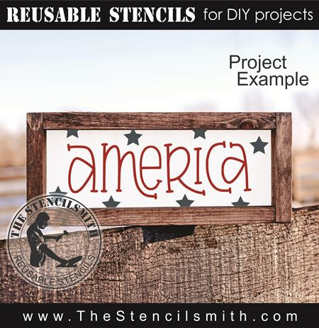 9480 Patriotic Collection stencil - The Stencilsmith