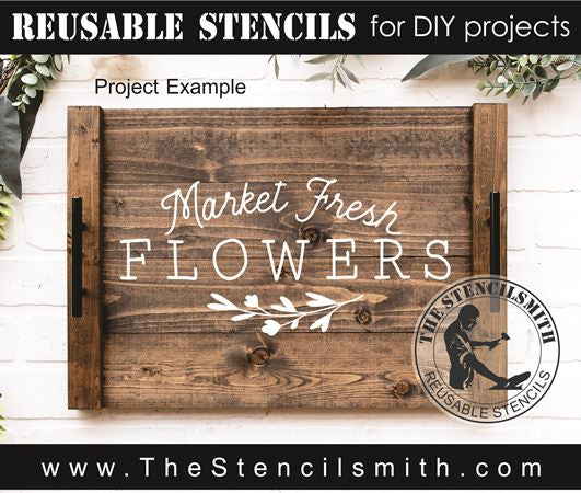 9502 Market Fresh Flowers - The Stencilsmith