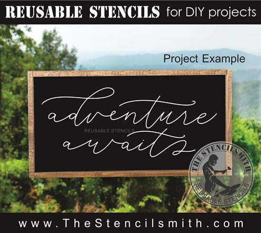 9576 adventure awaits stencil - The Stencilsmith