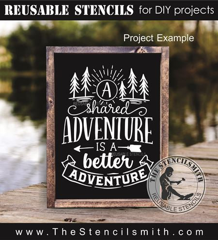 9582 A shared adventure stencil - The Stencilsmith