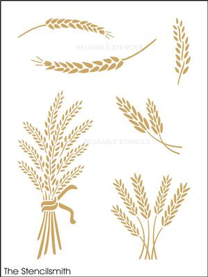 9597 Wheat stencil - The Stencilsmith