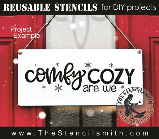 9615 comfy cozy are we stencil - The Stencilsmith