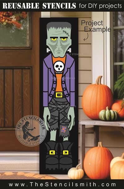 9646 Frankenstein leaner stencil - The Stencilsmith