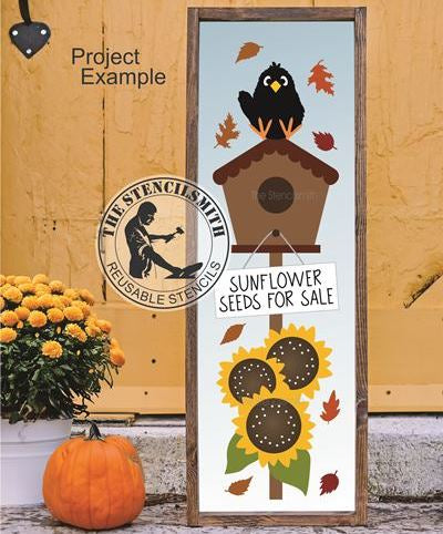 9697 Sunflower Seeds For Sale Stencil