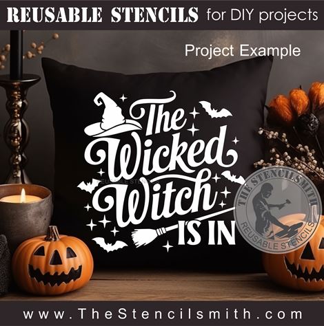 9700 The Wicked Witch Is In Stencil