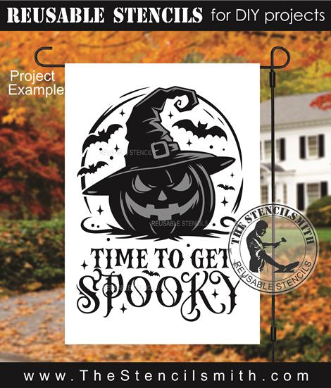 9710 time to get spooky stencil