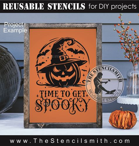 9710 time to get spooky stencil - The Stencilsmith