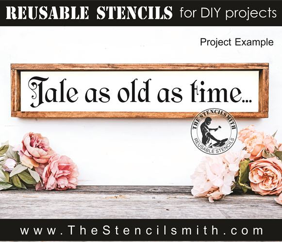 9714 Tale as old as time... Stencil - The Stencilsmith