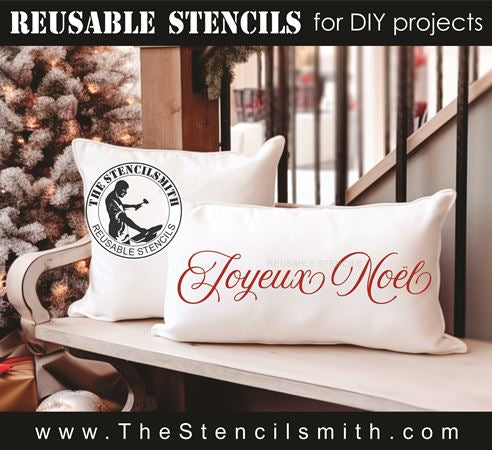 9724 Joyeux Noel stencil