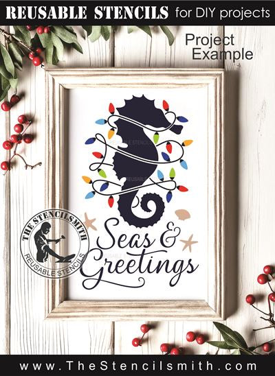 9770 Seas & Greetings stencil - The Stencilsmith