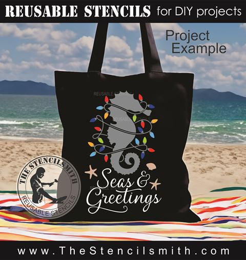 9770 Seas & Greetings stencil - The Stencilsmith