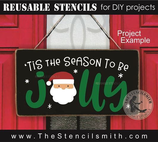 9796 'Tis the season to be Jolly stencil - The Stencilsmith