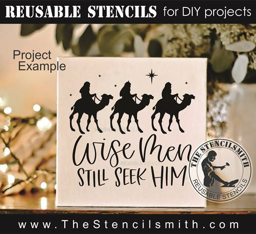 9798 Wise Men Still Seek Him Stencil - The Stencilsmith