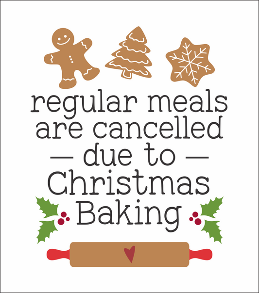 9814 Regular Meals Are Cancelled Stencil - The Stencilsmith