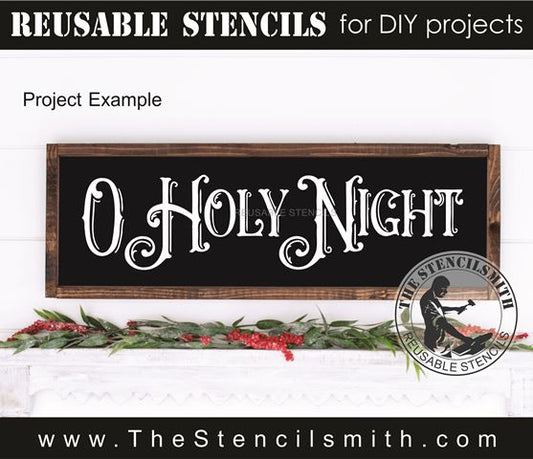 9823 O Holy Night stencil - The Stencilsmith