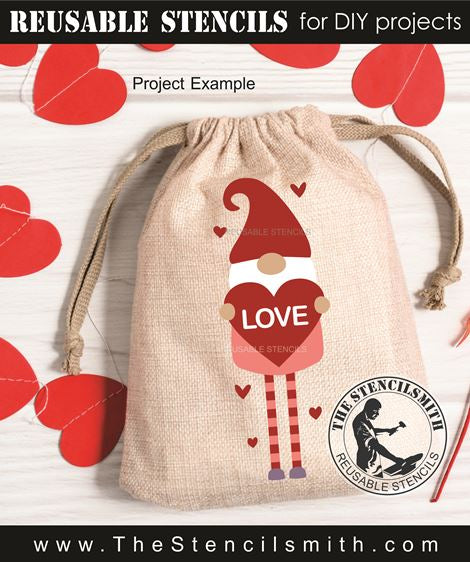 9842 - Love Gnome stencil - The Stencilsmith