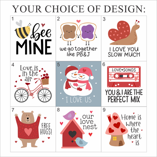 9843 Valentine Mini Stencils - The Stencilsmith
