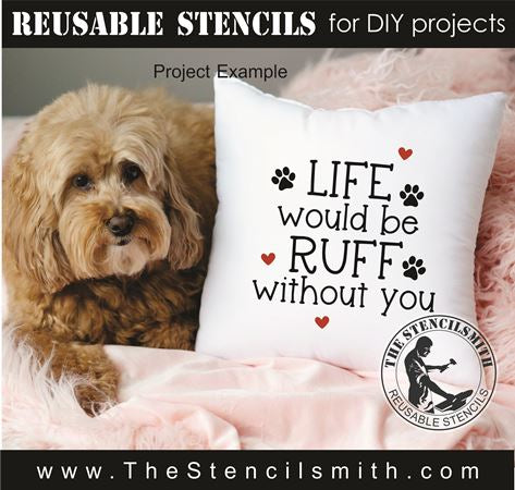 9844 - Dog love mini stencils - The Stencilsmith