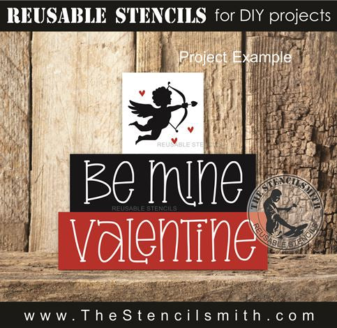 9856 Be Mine Valentine Block set stencils - The Stencilsmith