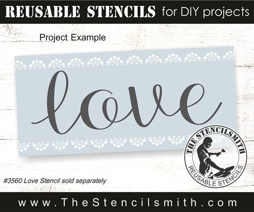 9857 Lace and Eyelet Border Stencils - The Stencilsmith