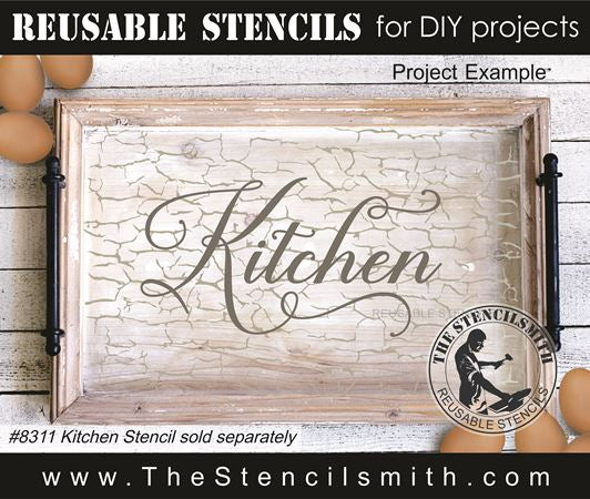 9862 Crackle Background Stencil - The Stencilsmith