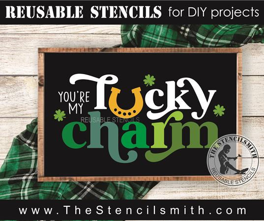 9871 You're My Lucky Charm Stencil - The Stencilsmith