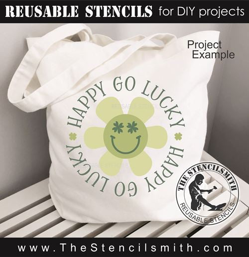9873 Happy Go Lucky Stencil - The Stencilsmith