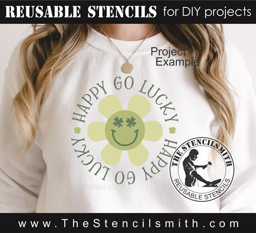 9873 Happy Go Lucky Stencil - The Stencilsmith