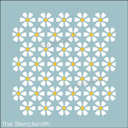 9926 Flower Pattern Stencil - The Stencilsmith