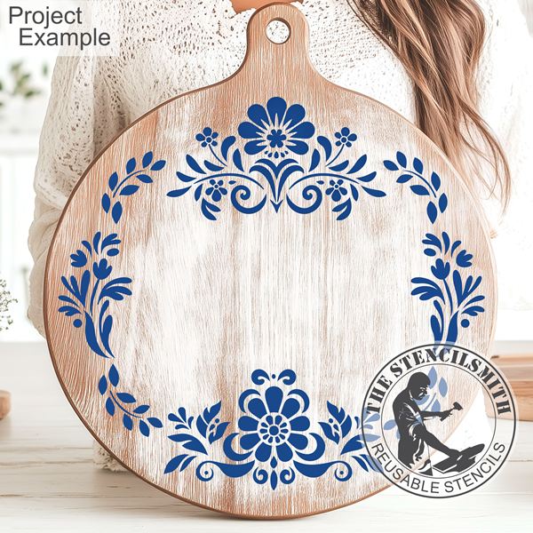 9935 Decorative Floral Stencils - The Stencilsmith