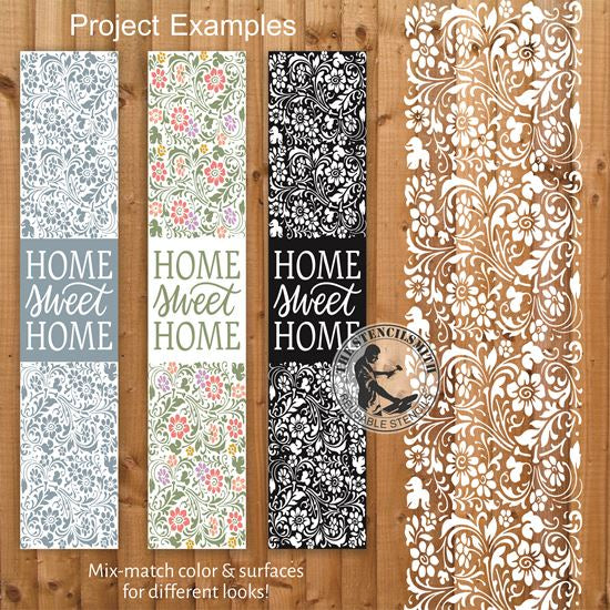 9969 Home Sweet Home Pattern Stencil Set