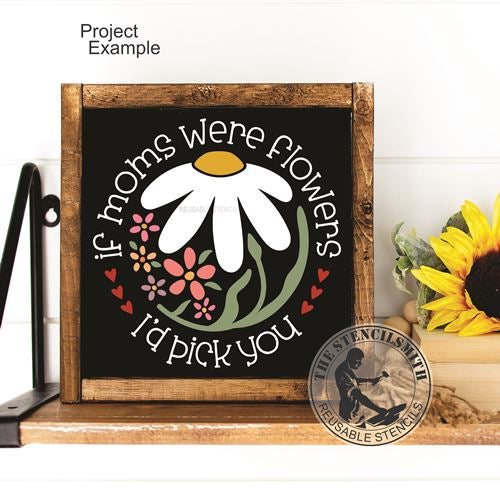 9986 Floral Mother Stencils - The Stencilsmith