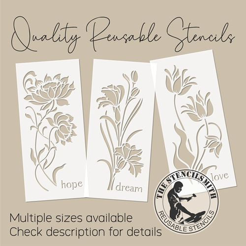 9990 Decorative Flower Stencils - The Stencilsmith