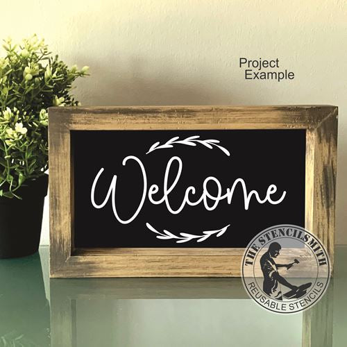 9991 Welcome Stencil - The Stencilsmith