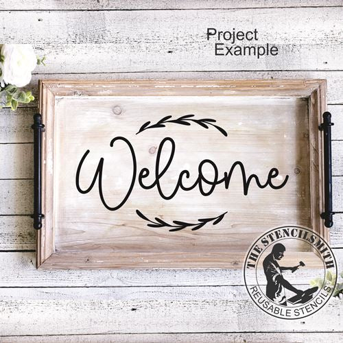 9991 Welcome Stencil - The Stencilsmith