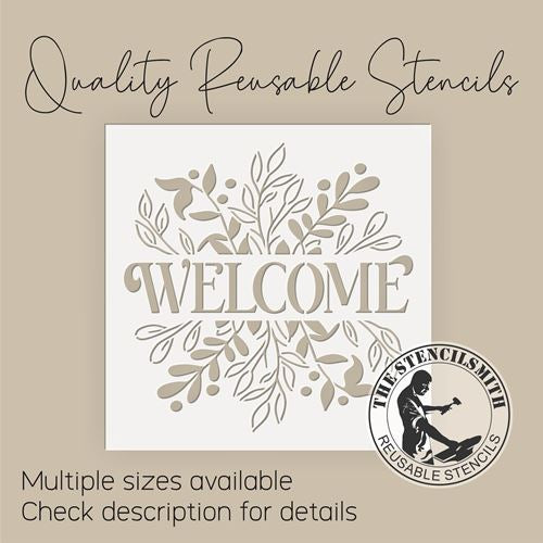 9993 Welcome Stencil - The Stencilsmith