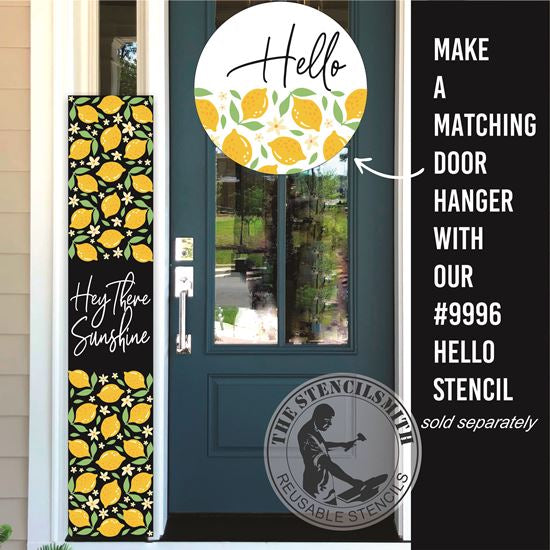 9995 Hey There Sunshine Lemon Pattern Stencil Set