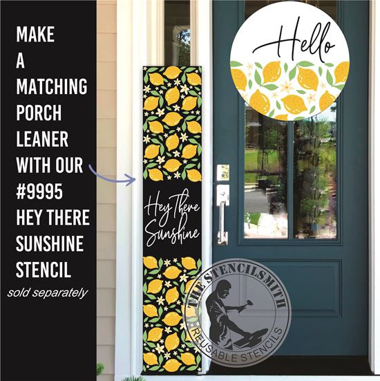 9996 Hello Lemon Stencil - The Stencilsmith