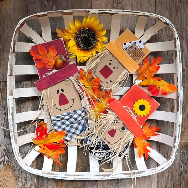 9042 Scarecrow faces stencil - The Stencilsmith